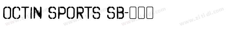 Octin Sports Sb字体转换